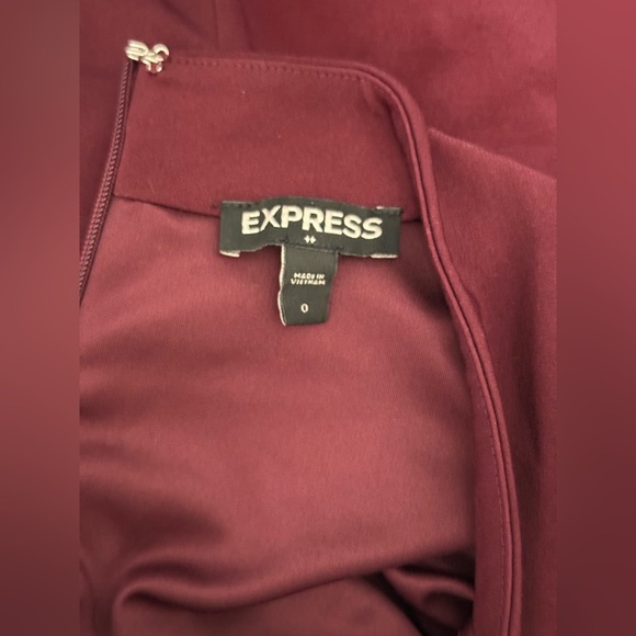 Express Deep Burgundy Dress - Picture 3 of 4
